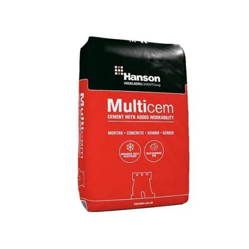 Picture of Castle Multicem Grey General Purpose Cement 25kg Bag