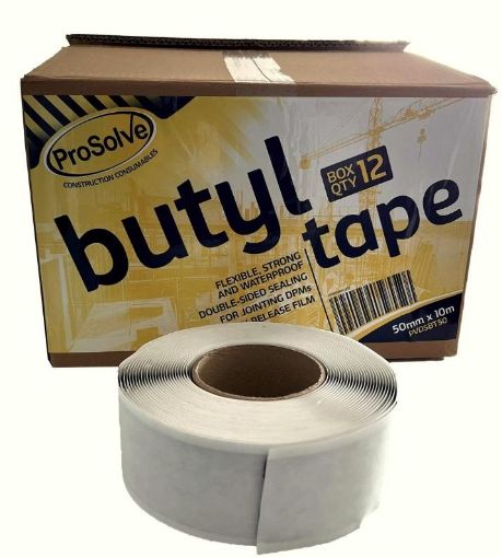 Picture of Prosolve Radon Butyl Tape 10x50mm Double Sided