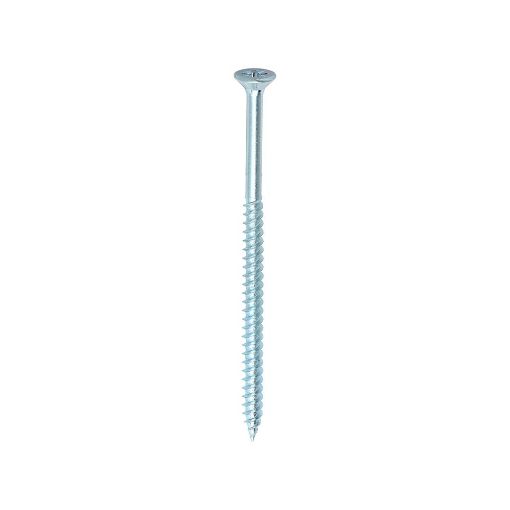 Picture of Timco Zinc Twin-Thread Woodscrews 8x3" Box of 200 Countersunk