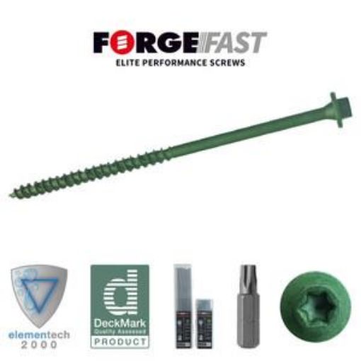 Picture of ForgeFix Elite Performance Timber Fixing Screw 7.0x200mm Tub of 50