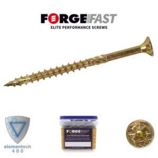 Picture of ForgeFix Elite Pozi Woodscrew 4.0x40mm Tub of 900