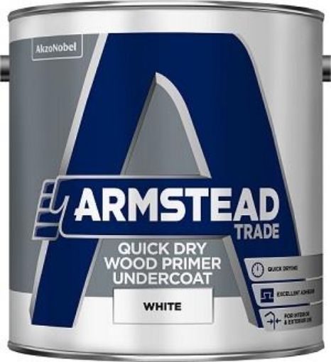 Picture of Armstead Trade White Wood Primer Undercoat Paint 5L