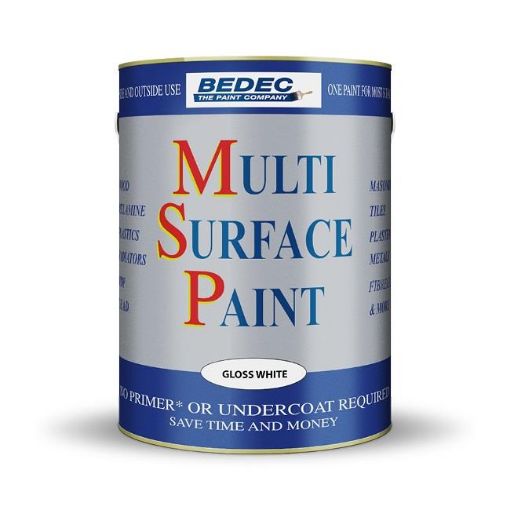 Picture of Bedec Regency White Multi-Surface Paint 750ml Gloss Finish