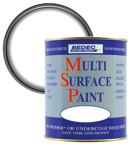 Picture of Bedec Soft White Multi-Surface Paint 250ml Gloss Finish
