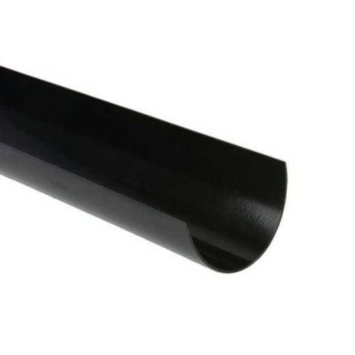 Picture of Brett Martin Roundstyle Black Gutter Length 112mm x 4m BR042B