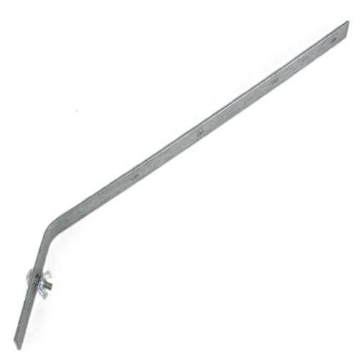 Picture of Brett Martin Half Round Galvanised Rafter Top Gutter Bracket 112mm BRT58