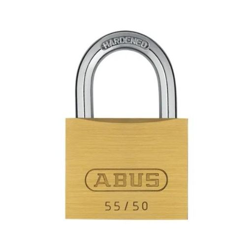 Picture of ABUS 55/50 Brass Padlock 50mm with 2 Keys