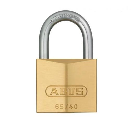 Picture of ABUS 65/40 Brass Padlock 40mm with 2 Keys