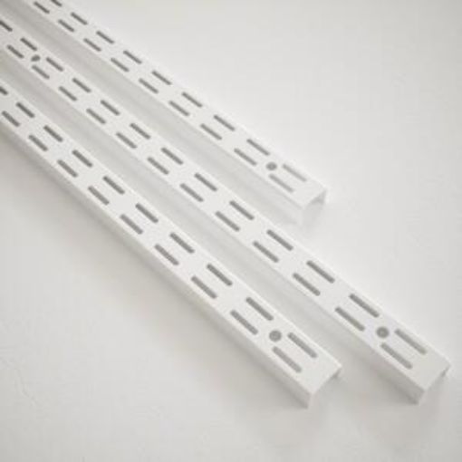 Picture of Rothley White Twin Slot Shelving Upright 710mm
