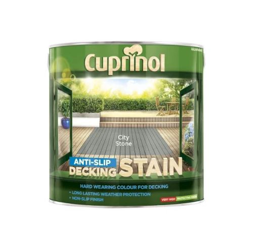 Picture of Cuprinol City Stone Anti-Slip Decking Stain 2.5L