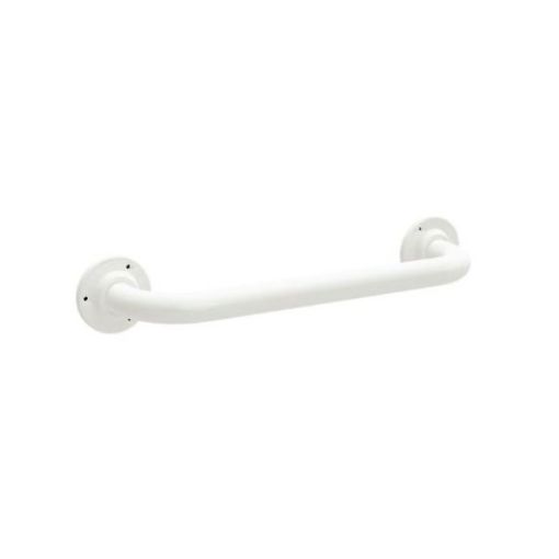 Picture of Bathex Mild Steel White Grab Rail 25x300mm Straight